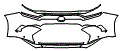 Bumper Kit pattern for the 2026 Toyota Grand Highlander