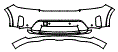Bumper Kit pattern for the 2026 Honda Prologue