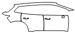 Rear Fender and Door Kit pattern for the 2026 Honda Prologue