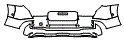 Rear Bumper Kit pattern for the 2026 Kia EV9
