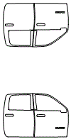 Door Kit pattern for the 2026 RAM 2500