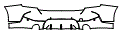 Rear Bumper Kit pattern for the 2022 BMW 2 Series