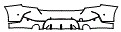 Rear Bumper Kit pattern for the 2022 BMW 2 Series
