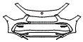 Bumper Kit pattern for the 2027 Mercedes Benz CLE Cabriolet