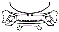 Bumper Kit pattern for the 2027 Chevrolet Traverse