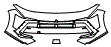 Bumper Kit pattern for the 2027 Hyundai Kona (Canada)