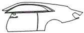 Door and Rear Fender Kit pattern for the 2027 Rolls Royce Spectre