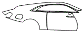 Door and Rear Fender Kit pattern for the 2027 Rolls Royce Spectre