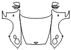 Full Hood, Fender and Mirror Kit pattern for the 2023 Bentley Continental GT