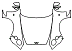 Full Hood, Fender and Mirror Kit pattern for the 2023 Bentley Continental GT