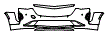 Bumper Kit pattern for the 2026 Cadillac CT4