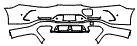 Rear Bumper Kit pattern for the 2023 Mercedes Benz AMG GT