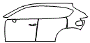 Door and Rear Fender Kit pattern for the 2021 Mazda CX-5