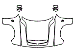 Full Hood, Fender and Mirror Kit pattern for the 2023 Dodge Challenger