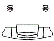 Hood, Fender and Mirror Kit pattern for the 2023 Dodge Challenger