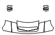 Hood, Fender and Mirror Kit pattern for the 2023 Dodge Challenger