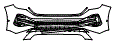 Bumper Kit pattern for the 2026 Volkswagen Atlas (Canada)