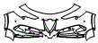 Bumper Kit pattern for the 2024 Alfa Romeo Stelvio