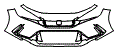 Bumper Kit pattern for the 2026 Honda Civic