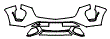 Bumper Kit pattern for the 2025 Cadillac XT4