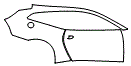 Door and Rear Fender Kit pattern for the 2021 Ferrari GTC4 Lusso T
