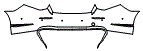 Rear Bumper Kit pattern for the 2022 Mercedes Benz S-Class Sedan
