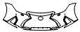 Bumper Kit pattern for the 2023 Lexus IS