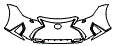 Bumper Kit pattern for the 2023 Lexus IS