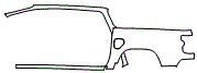 Outer Bed Panel and A-Pillar Kit pattern for the 2026 Chevrolet Colorado