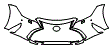 Bumper Kit pattern for the 2023 Lexus IS