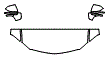 Hood, Fender and Mirror Kit pattern for the 2025 Cadillac XT4