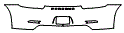 Rear Bumper Kit pattern for the 2013 Porsche 911