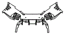 Rear Bumper Kit pattern for the 2027 BMW 2 Series