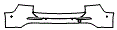 Rear Bumper Kit pattern for the 2024 Volvo V60