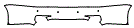 Rear Bumper Kit pattern for the 2010 Maserati Quattroporte