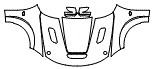 Full Hood, Fender and Mirror Kit pattern for the 2023 Dodge Charger