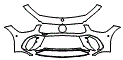 Bumper Kit pattern for the 2024 Mercedes Benz AMG GT