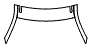 Roof and A-Pillar Kit pattern for the 2026 Volkswagen Atlas Cross Sport (Canada)