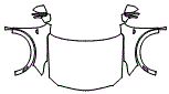 Full Hood, Fender and Mirror Kit pattern for the 2025 Cadillac XT4