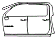 Door and A-Pillar Kit pattern for the 2026 Chevrolet Silverado HD