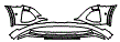 Bumper Kit pattern for the 2024 Audi SQ8 e-tron