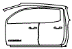 Rear Fender and Door Kit pattern for the 2026 GMC Canyon