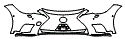 Bumper Kit pattern for the 2022 Lexus LS