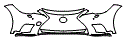 Bumper Kit pattern for the 2026 Lexus LS