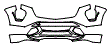 Bumper Kit pattern for the 2025 Cadillac XT4