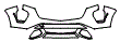 Bumper Kit pattern for the 2025 Cadillac XT4
