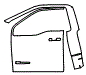Door and A-Pillar Kit pattern for the 2026 Ford F-250