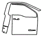 Door and A-Pillar Kit pattern for the 2026 Ford F-250