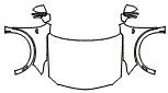 Full Hood, Fender and Mirror Kit pattern for the 2025 Cadillac XT4