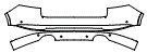 Rear Bumper Kit pattern for the 2027 Lincoln Aviator